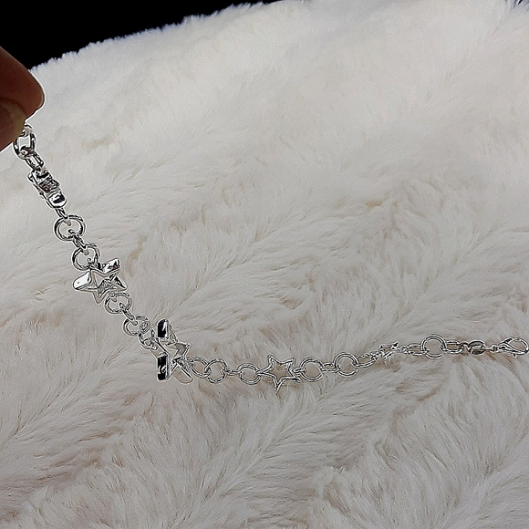 SILVER BRACELET 925 with 5⭐️s - Picture 2 of 11